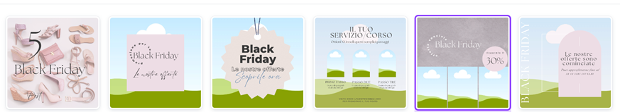 Template Canva Gratuiti per il Black Friday - The Fashion Cherry Diary di Berardi Isabella