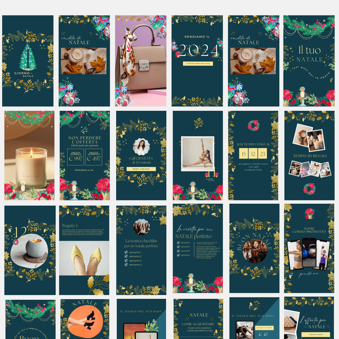 The Fashion Cherry Diary - Template Canva stories - collezione Sofisticata speciale Black Friday