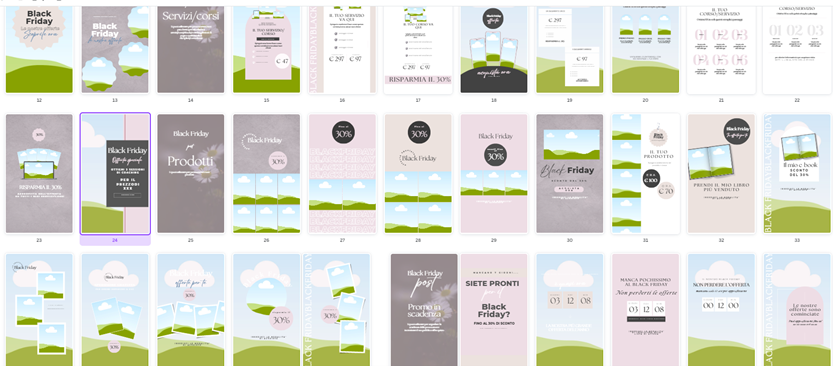 Template Canva - Speciale Black Friday - The Fashion Cherry Diary